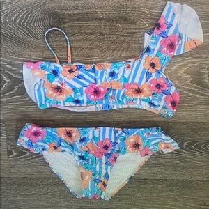 Floral Kids Bikini Set